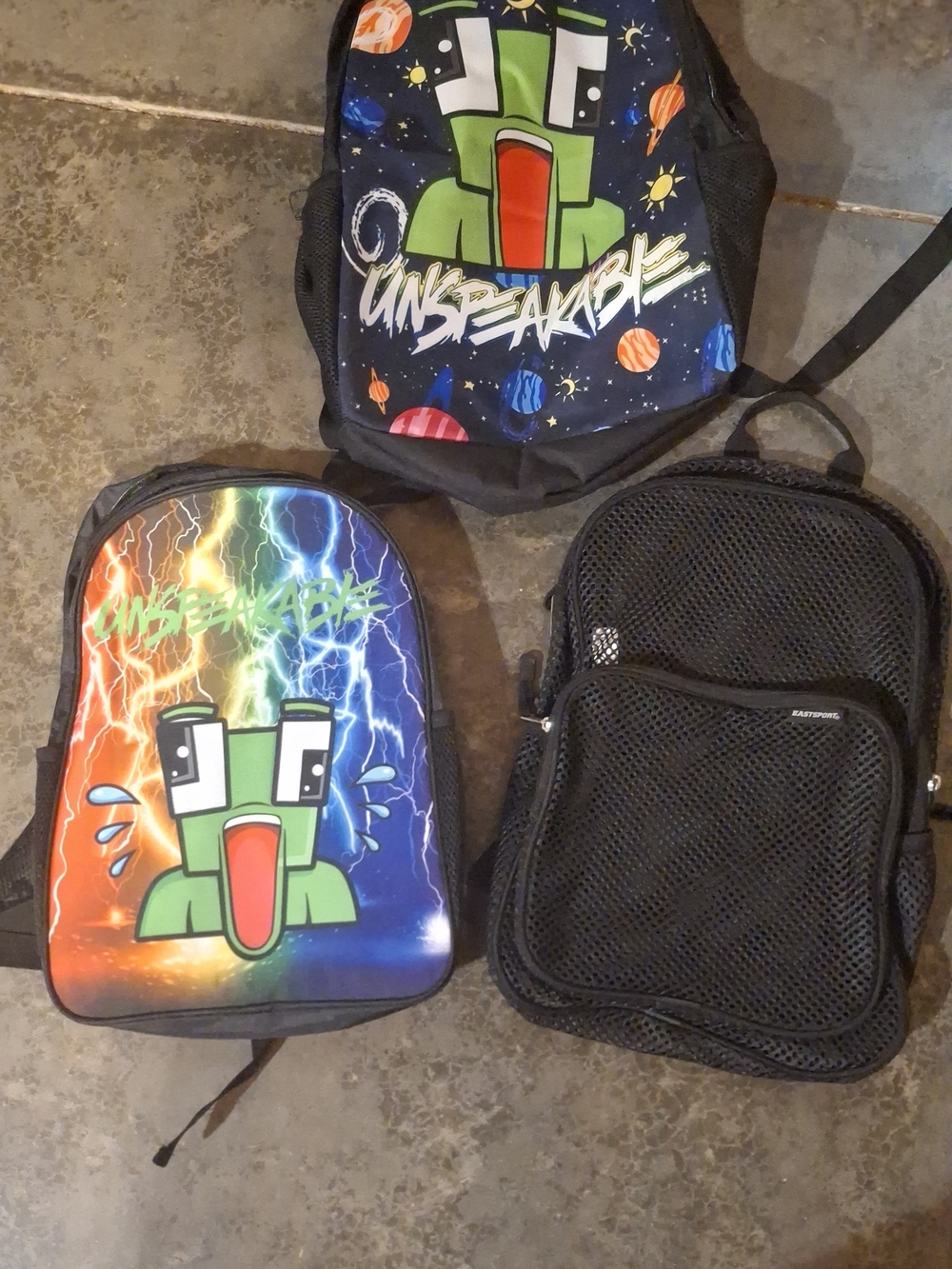 Backpacks -Unspeakable Kids Backpack - Multicolor Lightning Design